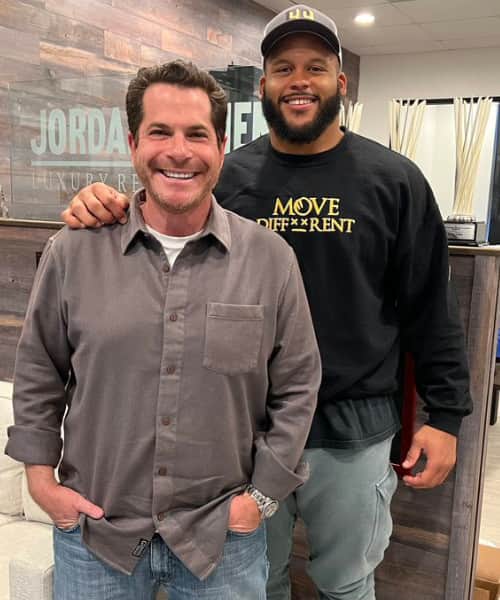 Jordan Cohen with sports client