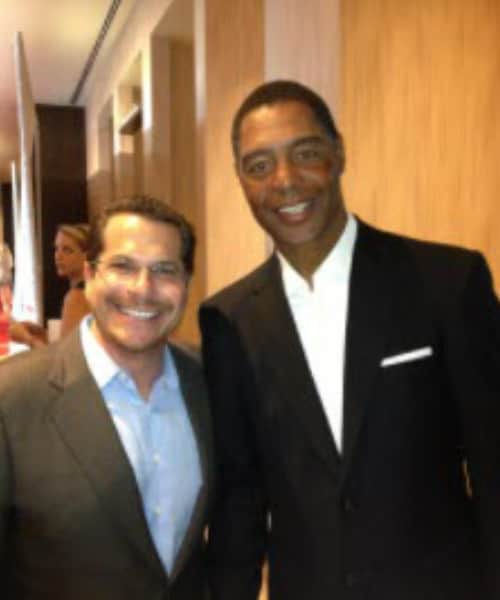 Jordan Cohen with sports client