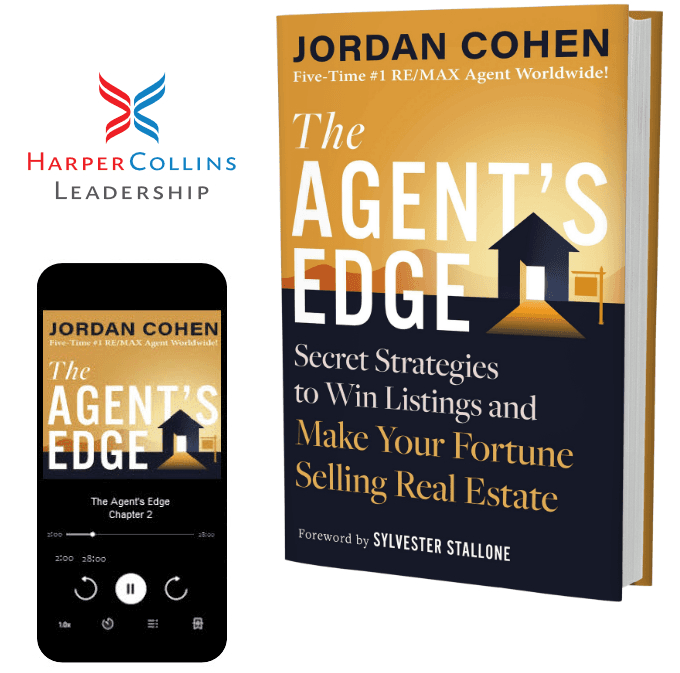 The Agent's Edge by Jordan Cohen — hardcover edition and audiobook, published by HarperCollins Leadership